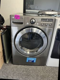 graphite steel lg front load dryer