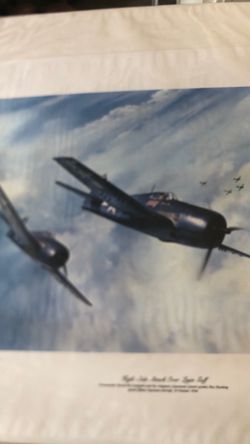 High Side Attack Over Leyte Gulf Number Print