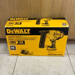 DEWALT DCN680D1 18 GA BRAD NAILER KIT.