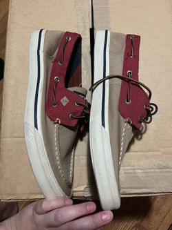 Sperry top-Sider Two-tone reddish: beige Canvas - Mens 11m -STS21624