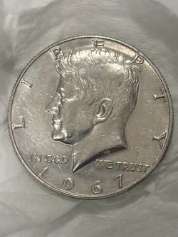 Nearly mint 1967 Kennedy half dollar