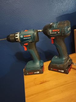 Bosch 18V Drill and Impact Driver Combo