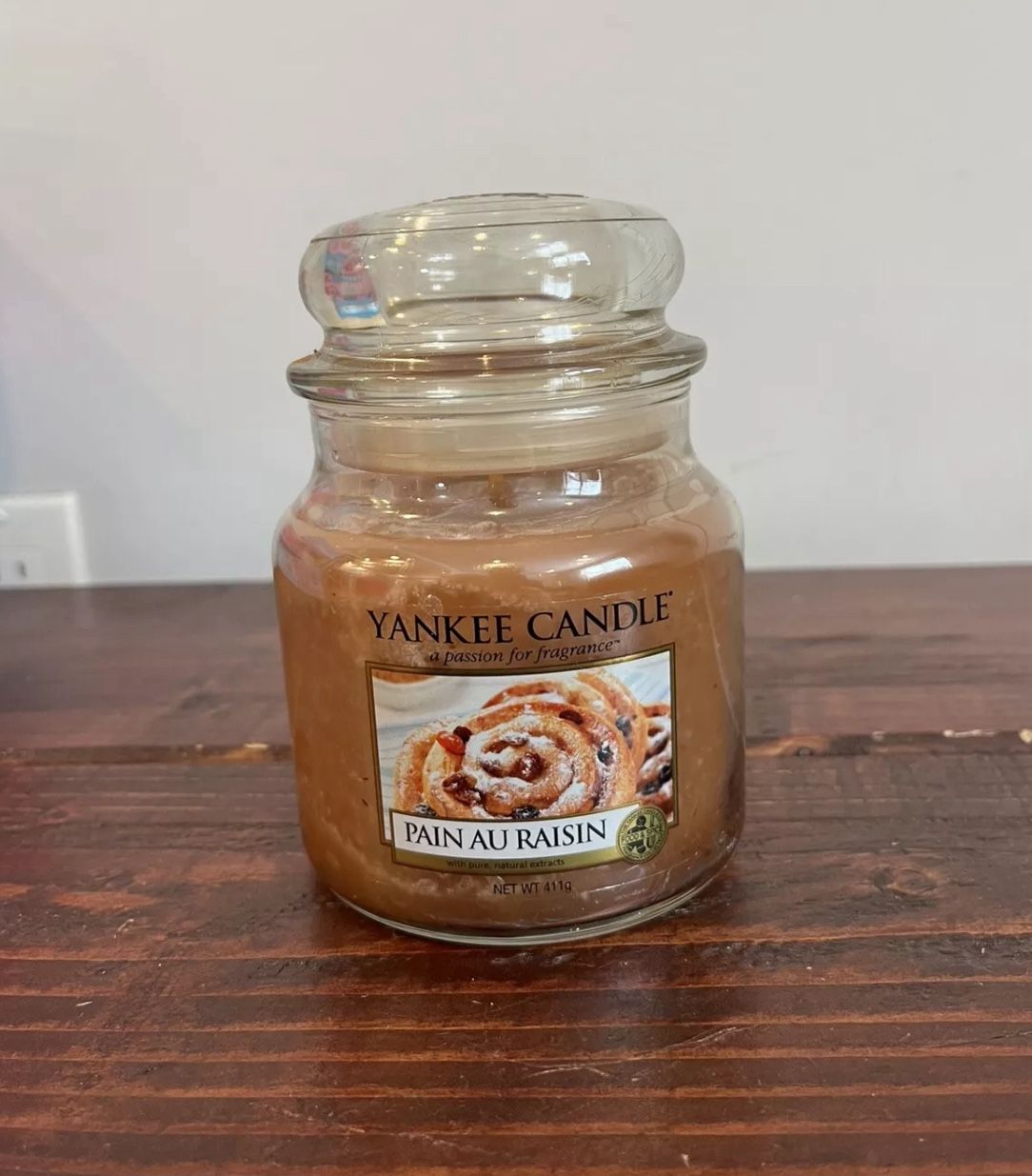 Yankee Candle Pain Au Raisin Fragrance 411g New Rare Retired Winter Scent