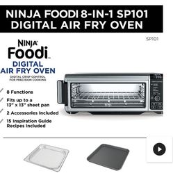 NINJA Foodie 8 IN 1  DIGITAL AIR FRYER OVEN *BRAND NEW*