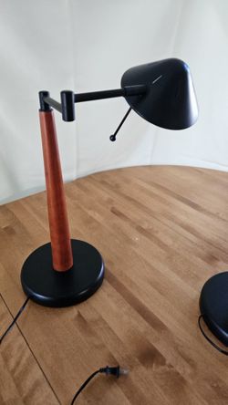 Table Lamp Mid-Century Modern with Both Adjustable Arms and Adjustable Light
