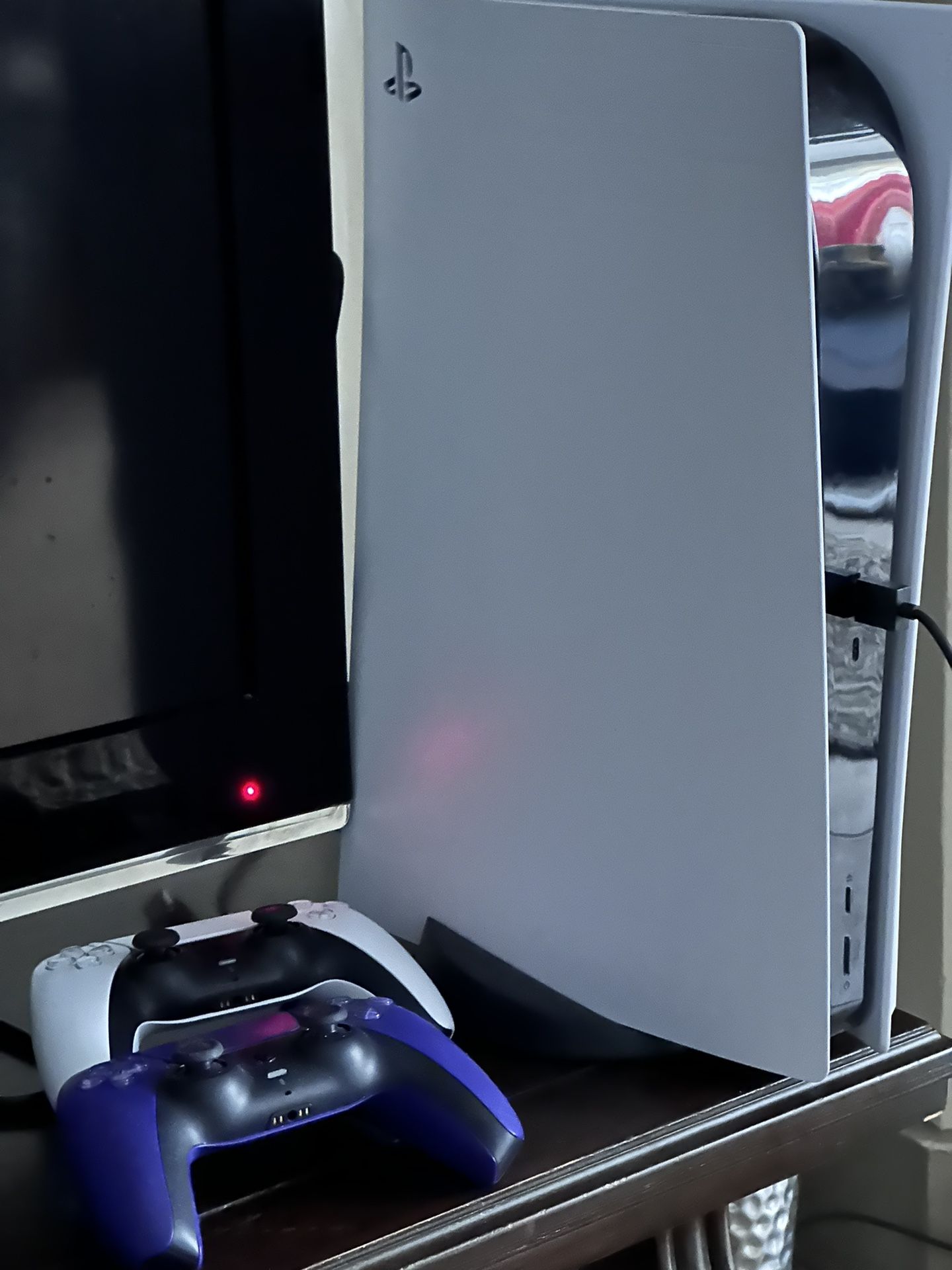 PS5 With Two Controllers