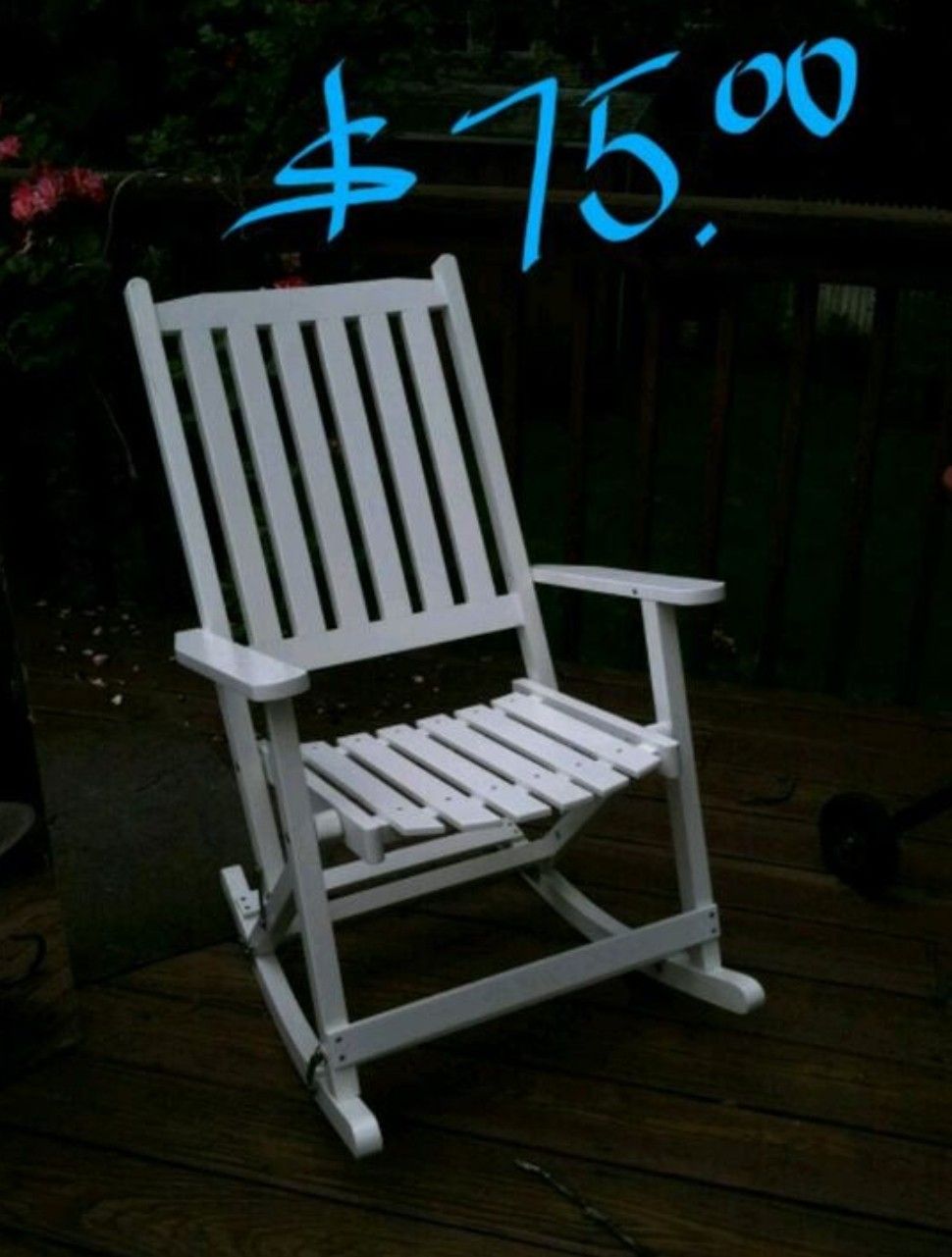 Folding rocking chair