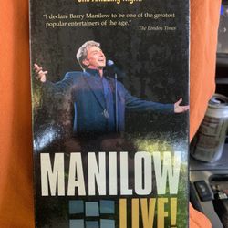 Barry Manilow Live VHS