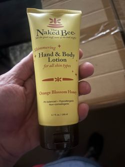 Shimmering hand and body lotion from Orangeblossom