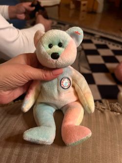 Ty Beanie Baby Tie-Dye Bear