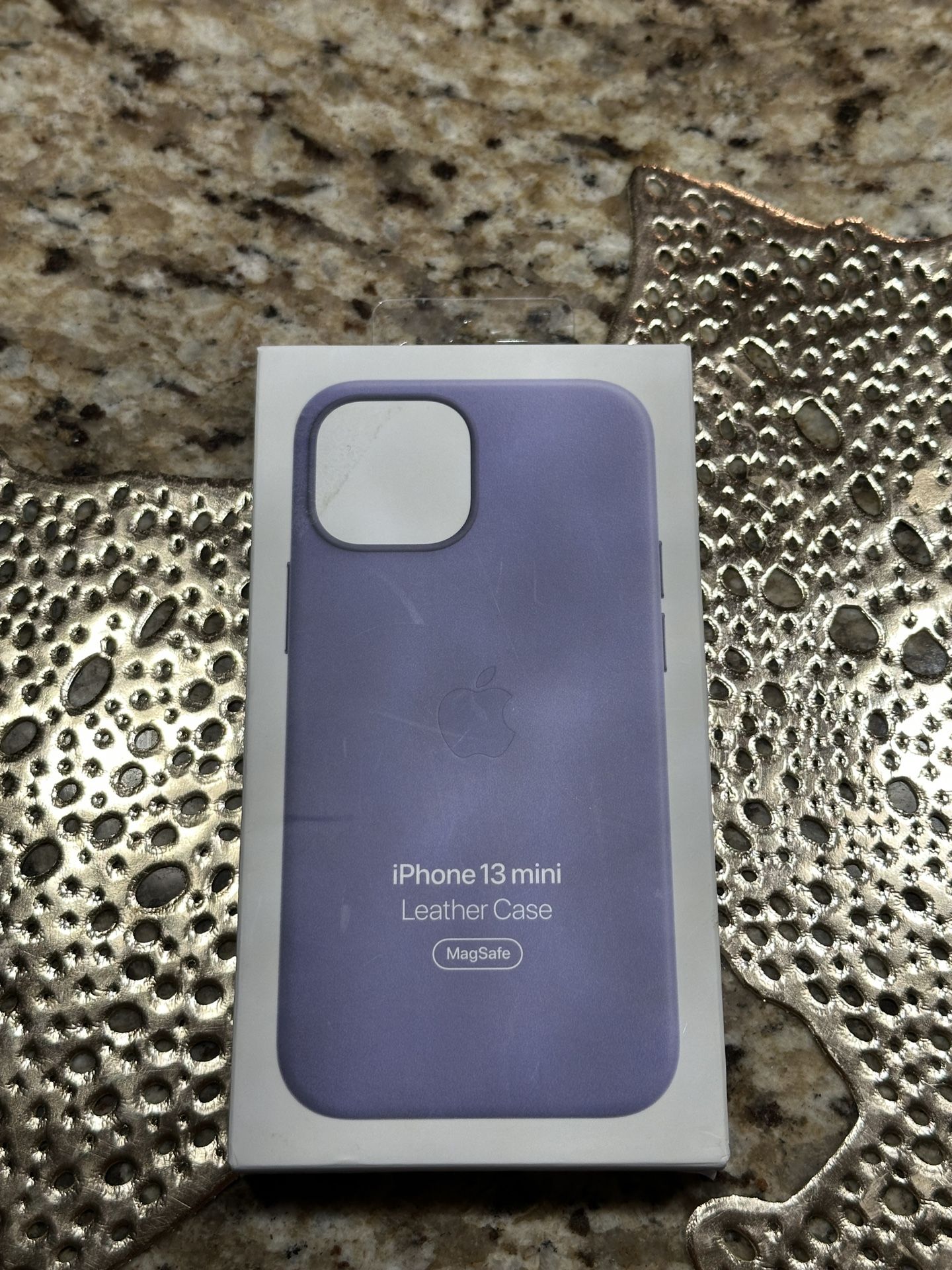 Apple Leather Case for iPhone 13 Mini w/MagSafe - Wisteria
