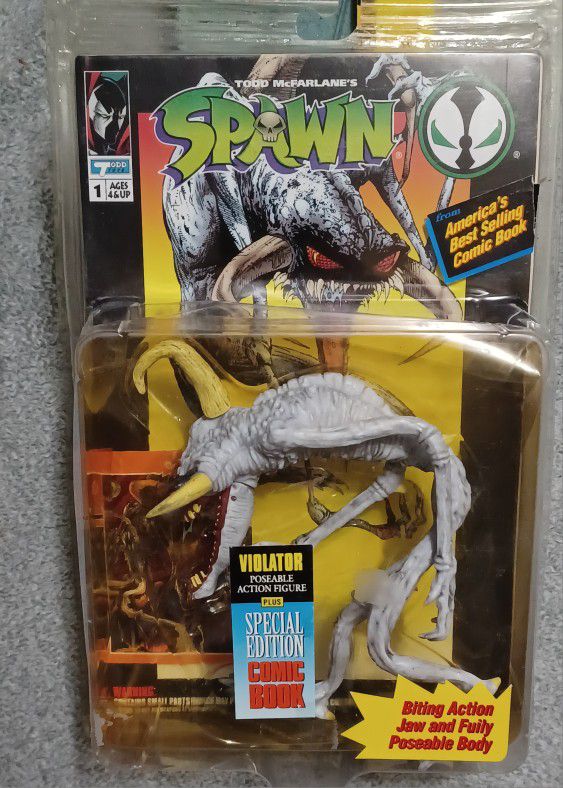 Spawn Figure Violator Evil Monster Comic Book Edition New