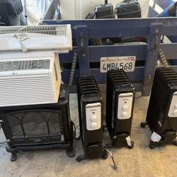 Heaters And One AC. Free. Delivery