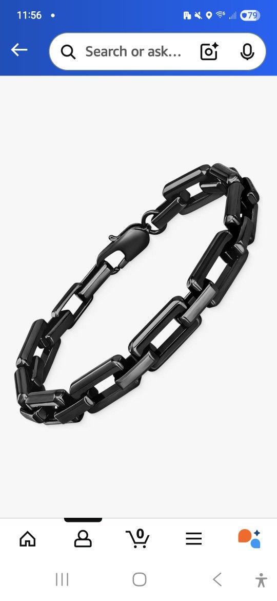 Black Stainless steel Bracelet 