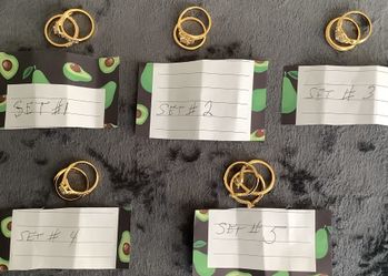 Brand New Gold Women’s Ring Sets - Engagement/ Wedding Bands - Size 9