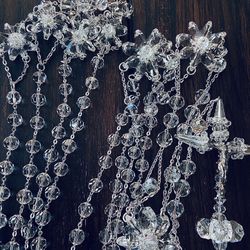 Handmade Laso De Boda- Wedding Laso Crystal Rosary Wedding Crystal Cortado