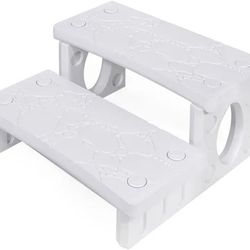 2-Step Multi Purpose Spa Hot Tub Pool Deck Steps Side Step