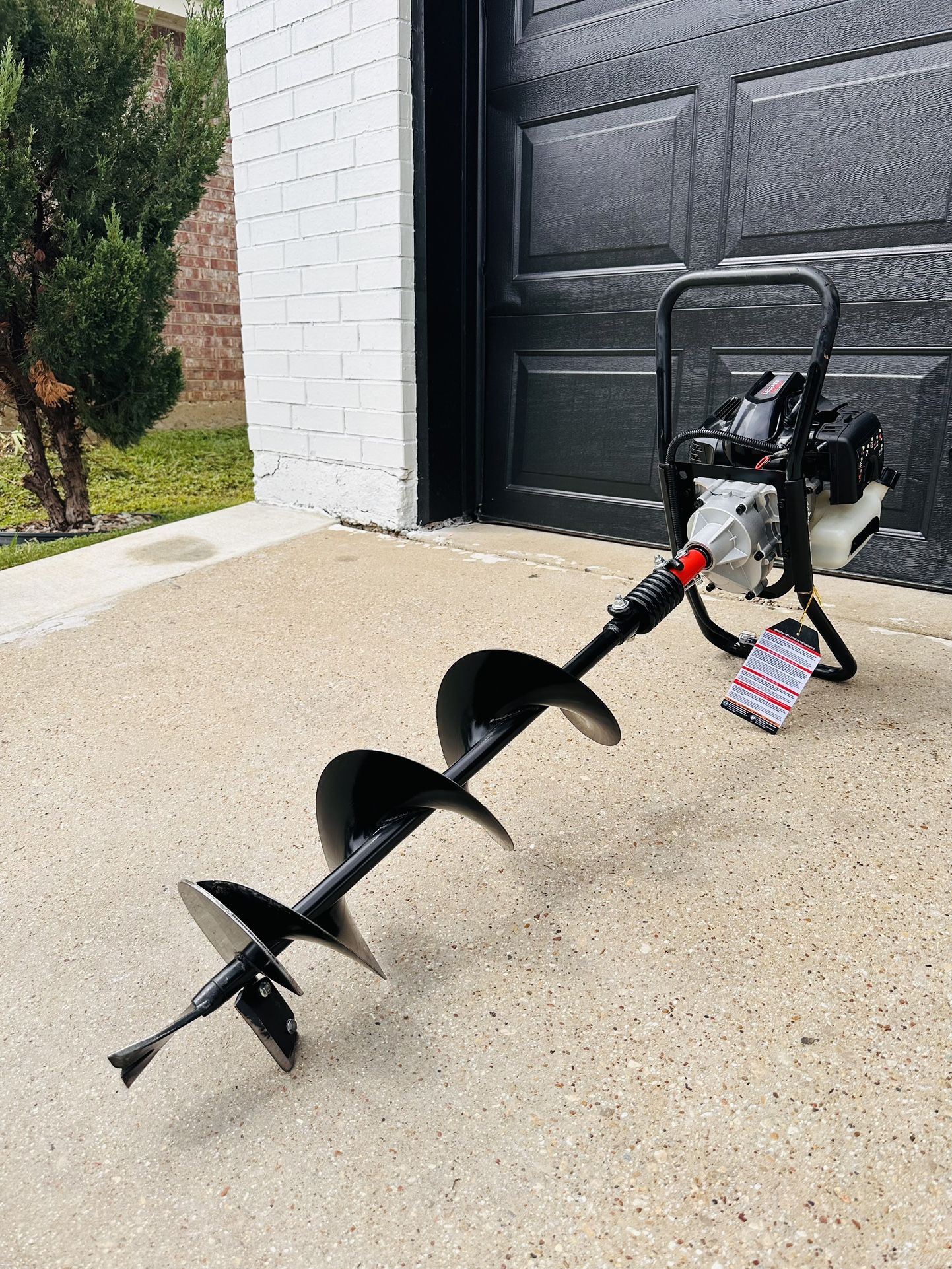 Legend Force 52 cc 2-Cycle Gas Powered 1-Man Earth Auger with 8 in. Bit