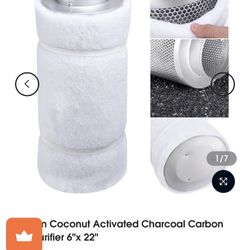 Grow Room Coconut Activated Charcoal Carbon Filter 8"x 26