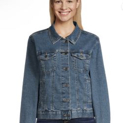New Time And Tru Women’s Denim Jacket Size M