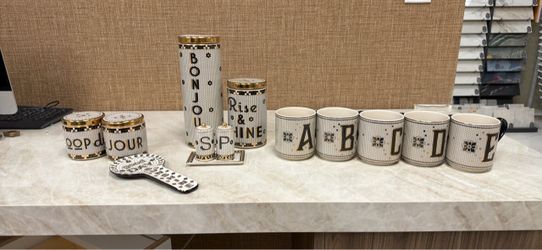 Anthropologie Bistro Tile Kitchen Collection – Complete Set