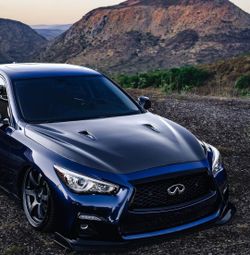 Q50 Q60 Gtr Style Carbon Fiber Hood