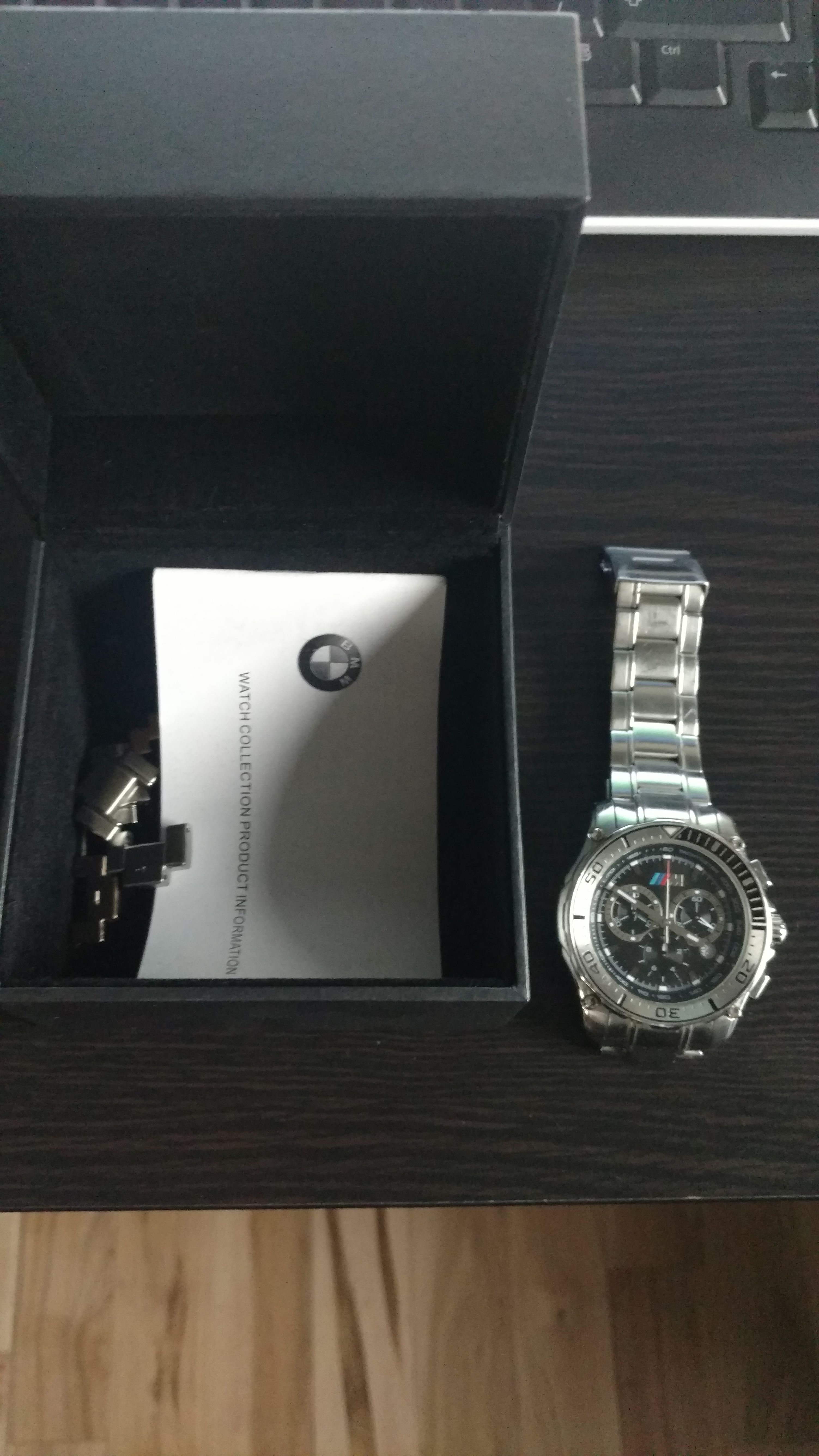 BMW M Power Motorsport Racing Style GTR GTS DTM Sport Design Chronograph Watch