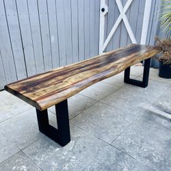 Exotic Wood Bench