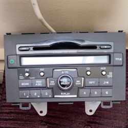 CAR STEREO 2007-2011 HONDA CR-V RADIO AM FM  6-CD PLAYER AM /FM AUXILIARY RECEIVER REPLACEMENT 