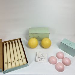 #1757 PartyLite Aroma, Ball Candles, Scent PartyLite 6 Pack 10" Taper Candles.