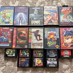 Sega Genesis Games 20 Each