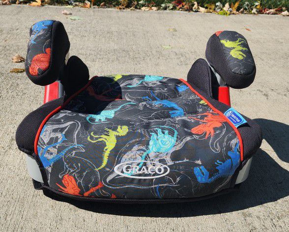 Graco Car Booster Seat With Dinosaur Print