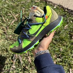 Nike Zoom Terra Kiger W “Off-White Electric Green” Size 6.5Y/8W