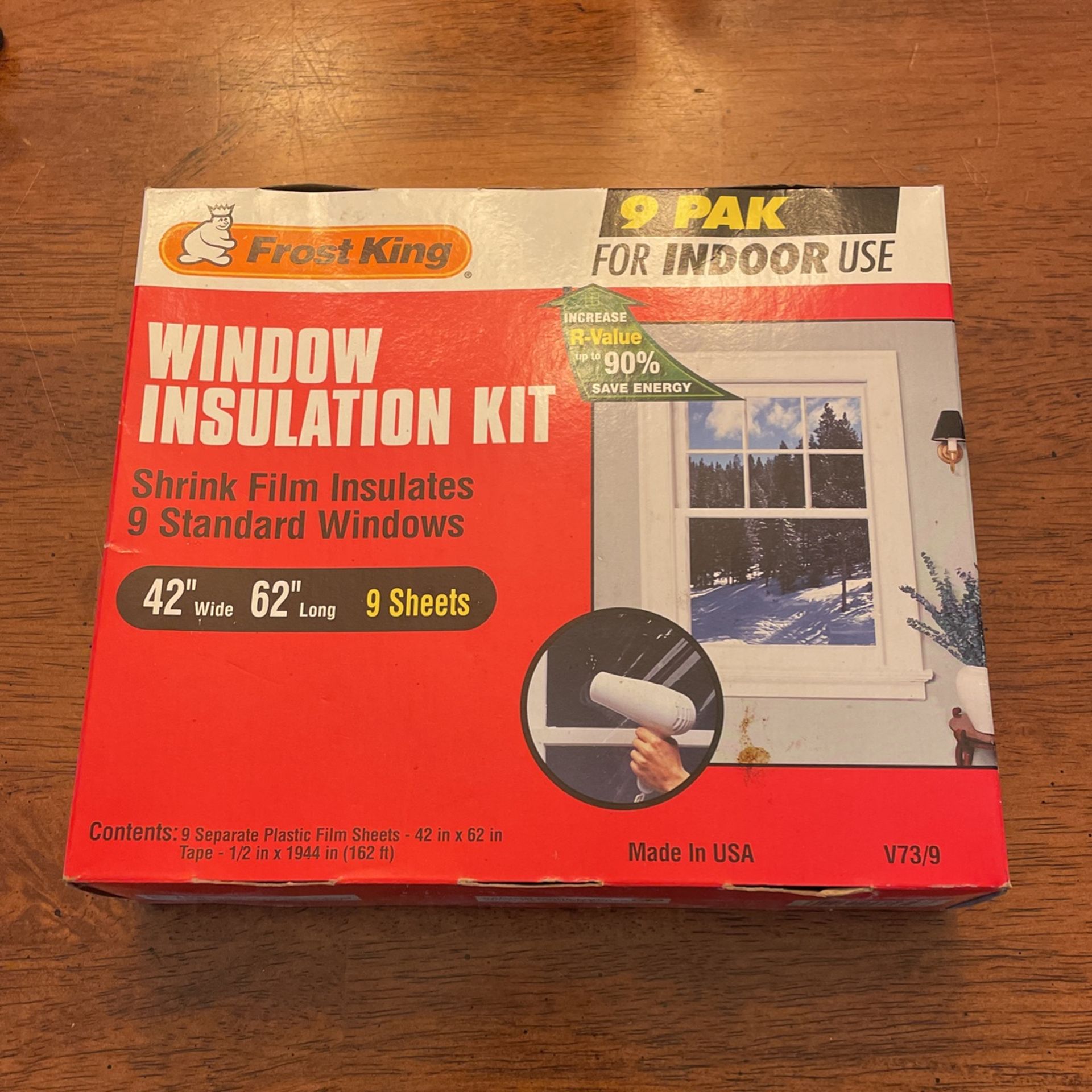 Unused Unopened - window insulation kit