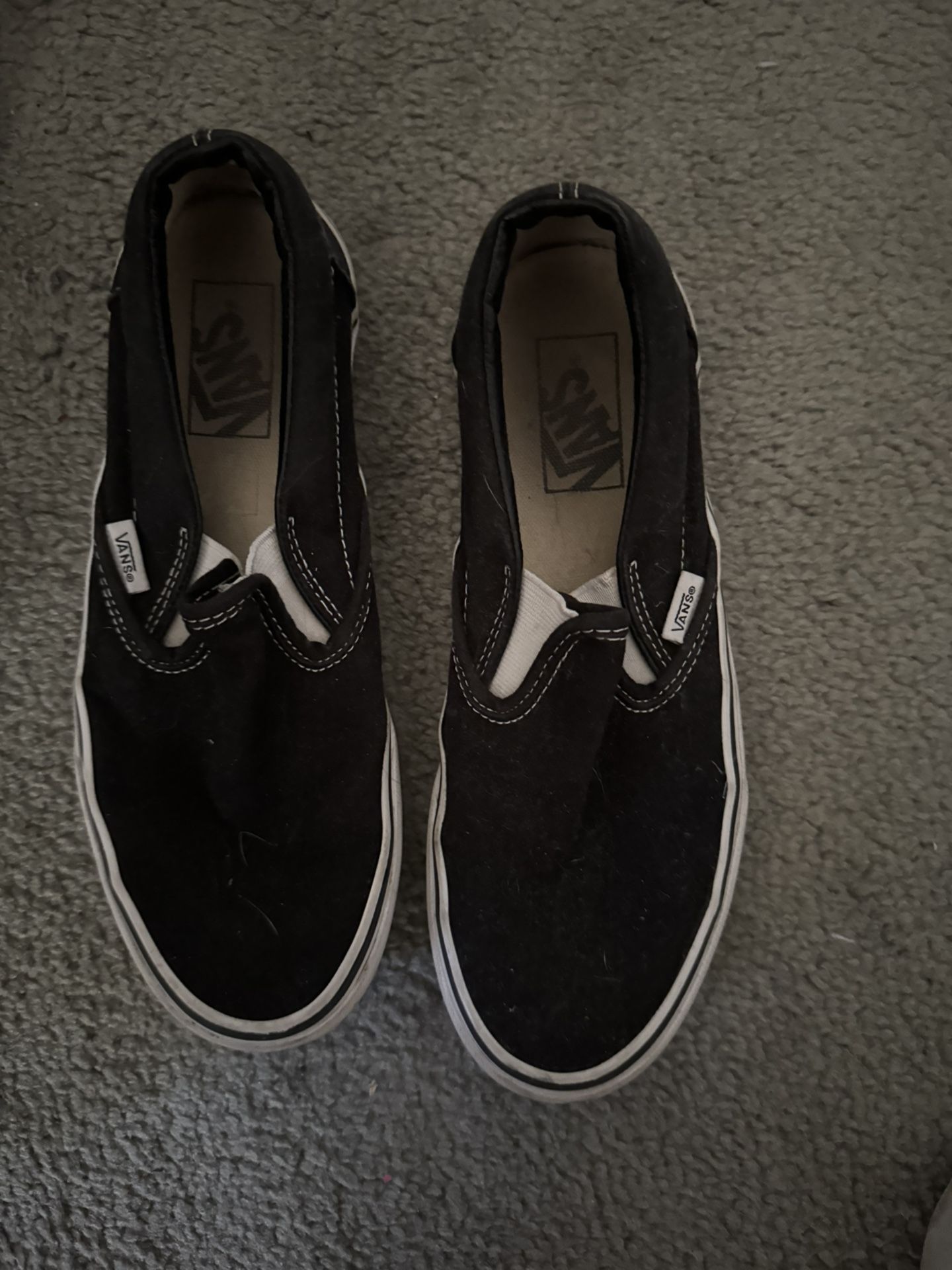 Black Slip On Vans