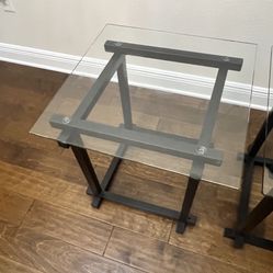Glass End Table