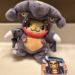 New Pikachu Wearing A Garchomp Costume Pokemon Plush