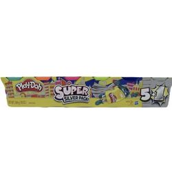 Play-Doh  Super Silver Pack (5)+ 1 SILVER Color