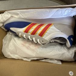 Adidas Barreda Decode men's tennis shoes, model number JQ7327, in size 8.5 & 10