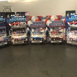 Muscle Machines 1:64 Scale Diecast Metal Collectible Cars. New Unopened.