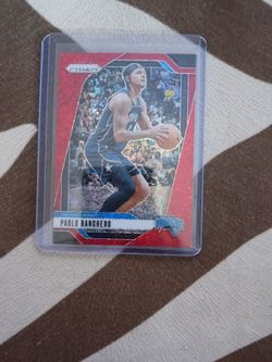Paolo Banchero Panini Prizm Red Orlando Magic Card
