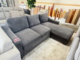 Grey Fabric Sleeper Sofa Bed