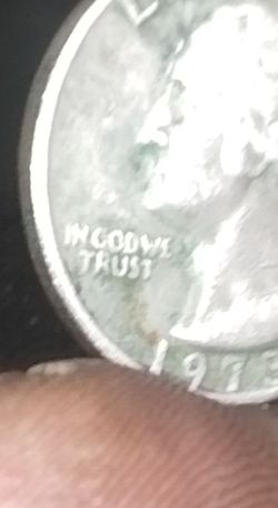 1973 no S proof Washington quarter