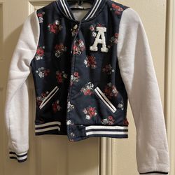Girls Small 7/8 Varsity Bomber Jacket