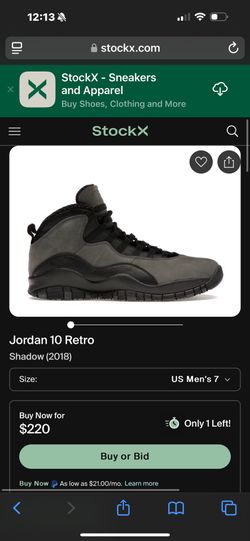Jordan Shadow 10