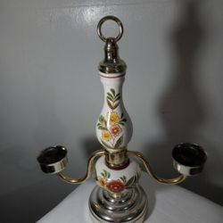 VINTAGE PORCELAIN - CERAMIC CANDELABRA  / CANDLE HOLDER 15"×12"