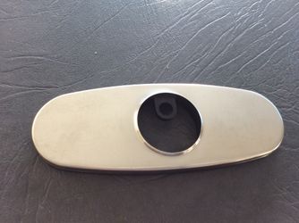 6” faucet plate for bathroom or kitchen faucet - universal - brand new