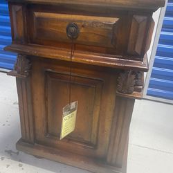 CIRCA 1700'S ONE DRAWER SMALL CABINET/ STAND