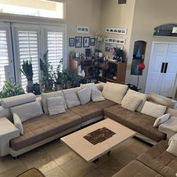 Large Modern L Shaped Sectional