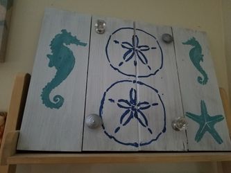 Nautical reclaimed wood panel